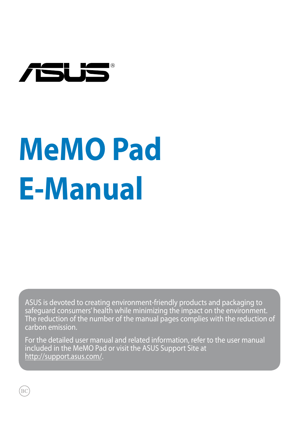 Asus MeMO Pad HD 7 User Manual | 106 pages