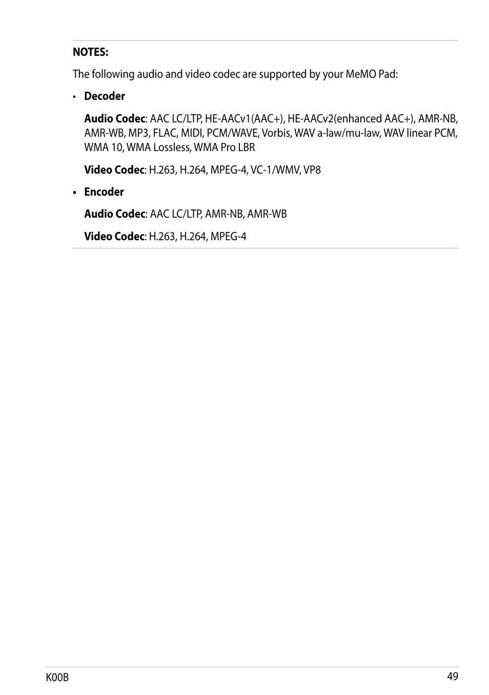 Asus MeMO Pad HD 7 User Manual | Page 49 / 106