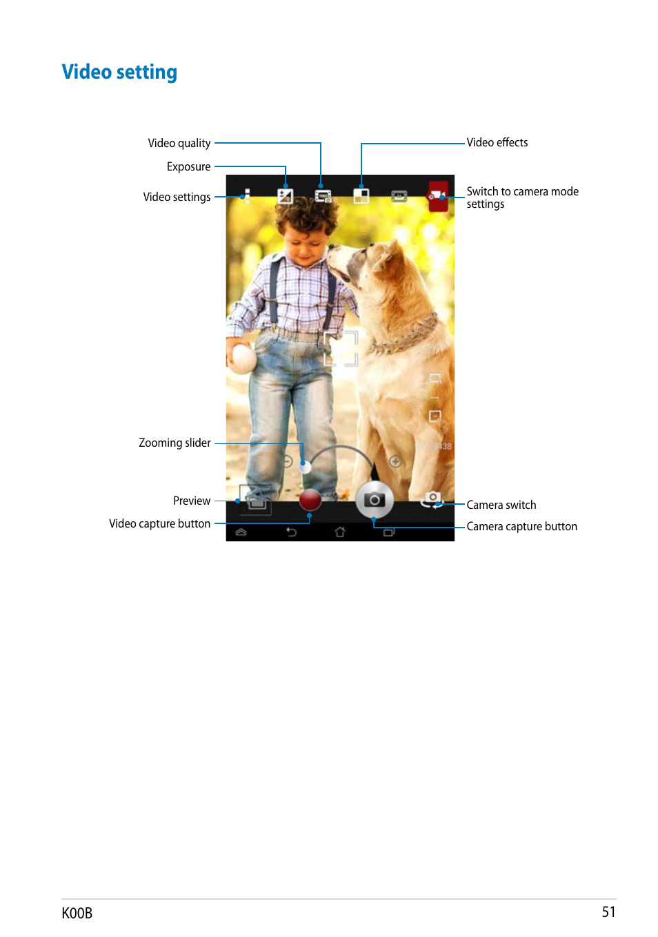 Video setting | Asus MeMO Pad HD 7 User Manual | Page 51 / 106