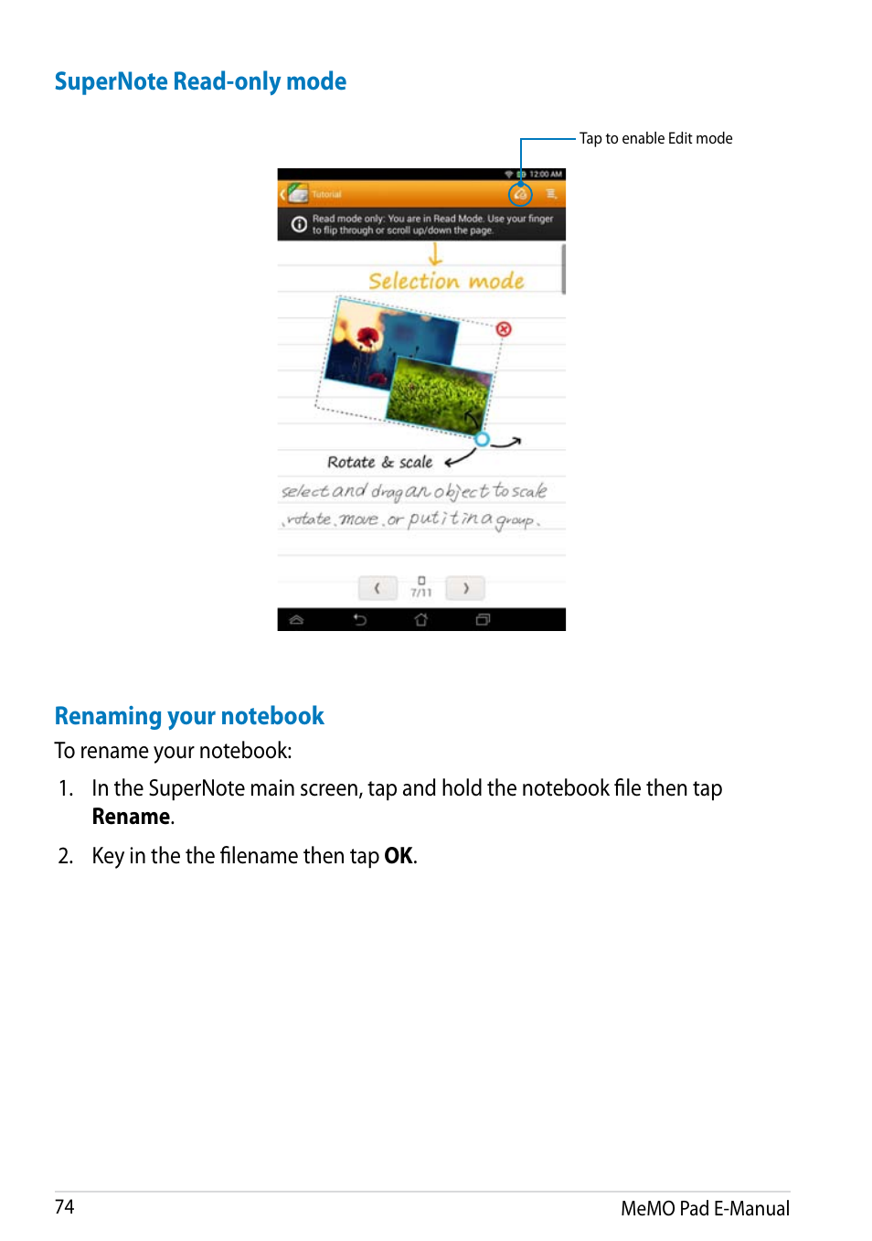 Asus MeMO Pad HD 7 User Manual | Page 74 / 106