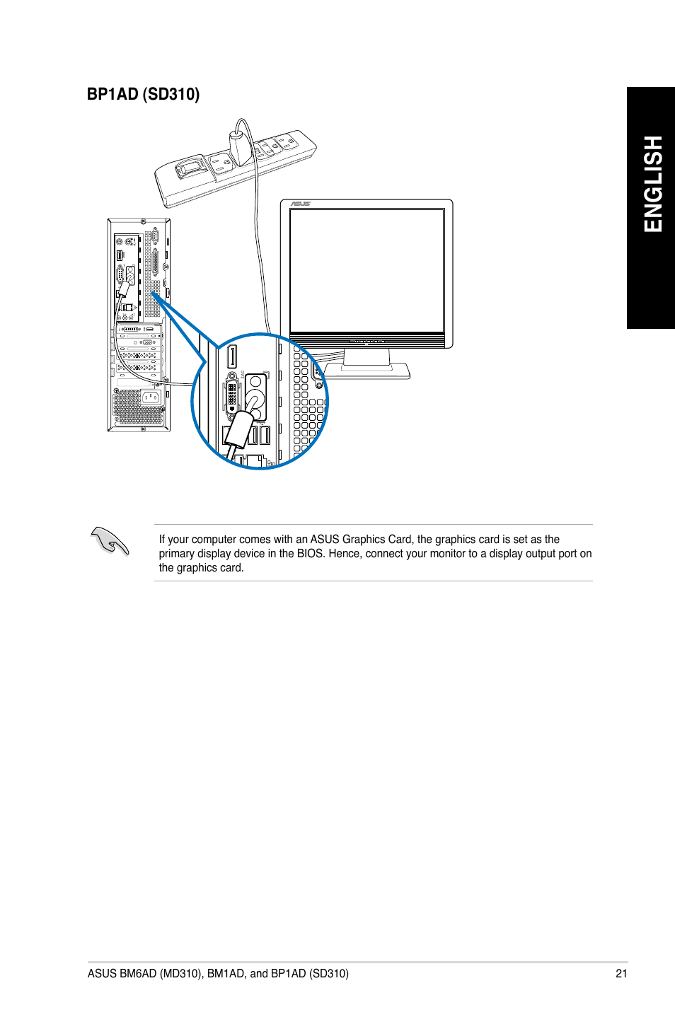 En gl is h en gl is h | Asus BP1AD User Manual | Page 21 / 87