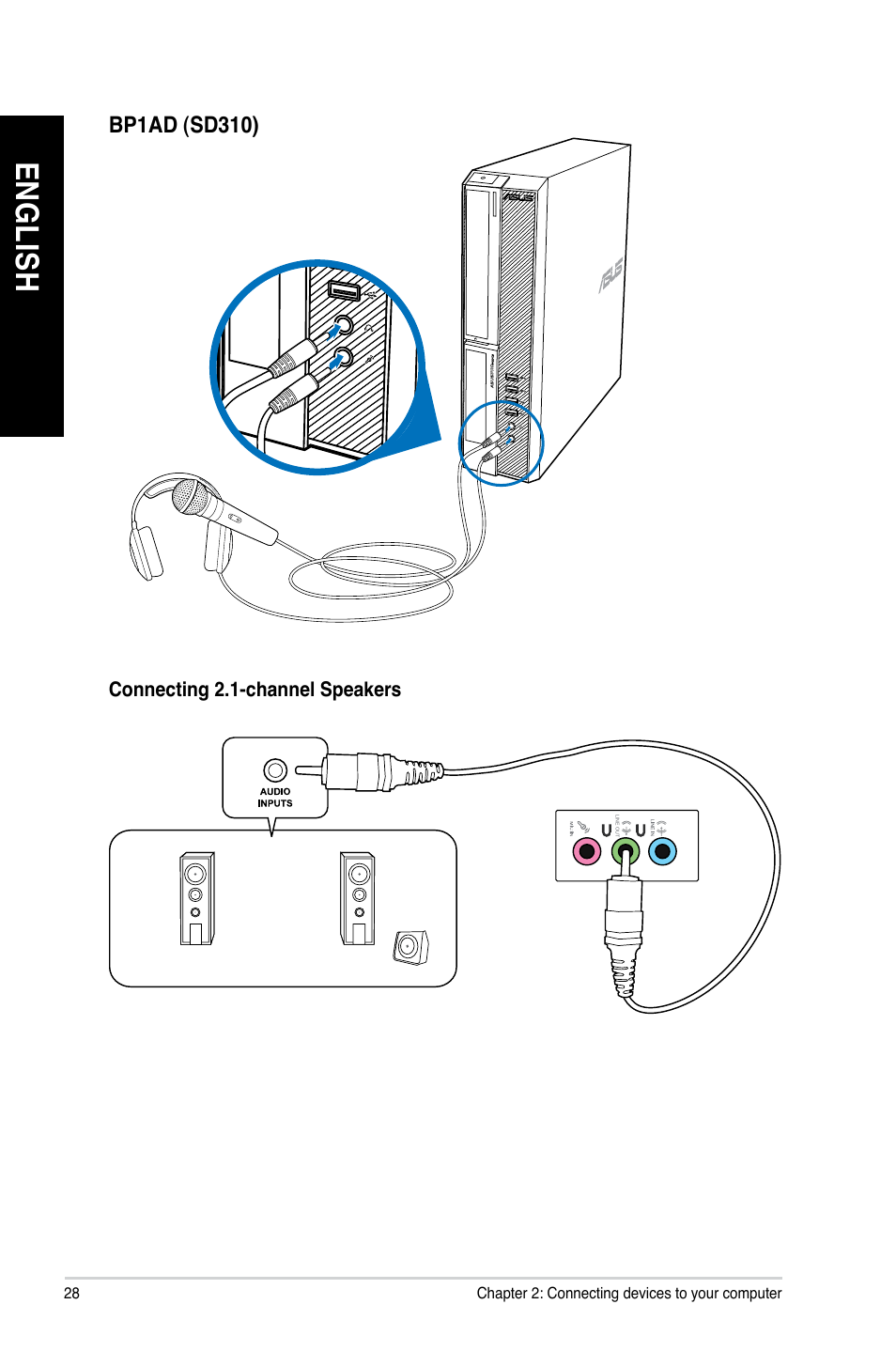 En gl is h en gl is h en gl is h en gl is h | Asus BP1AD User Manual | Page 28 / 87