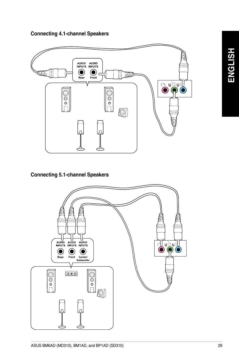 En gl is h en gl is h | Asus BP1AD User Manual | Page 29 / 87