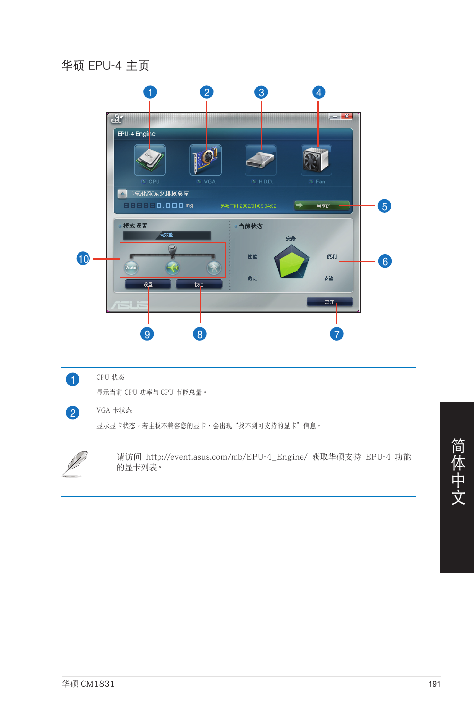 Asus CM1831 User Manual | Page 191 / 208