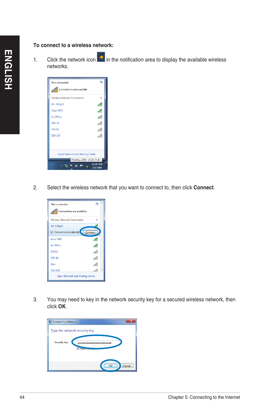 En g lis h en g li sh en g lis h en g li sh | Asus CM1831 User Manual | Page 44 / 208