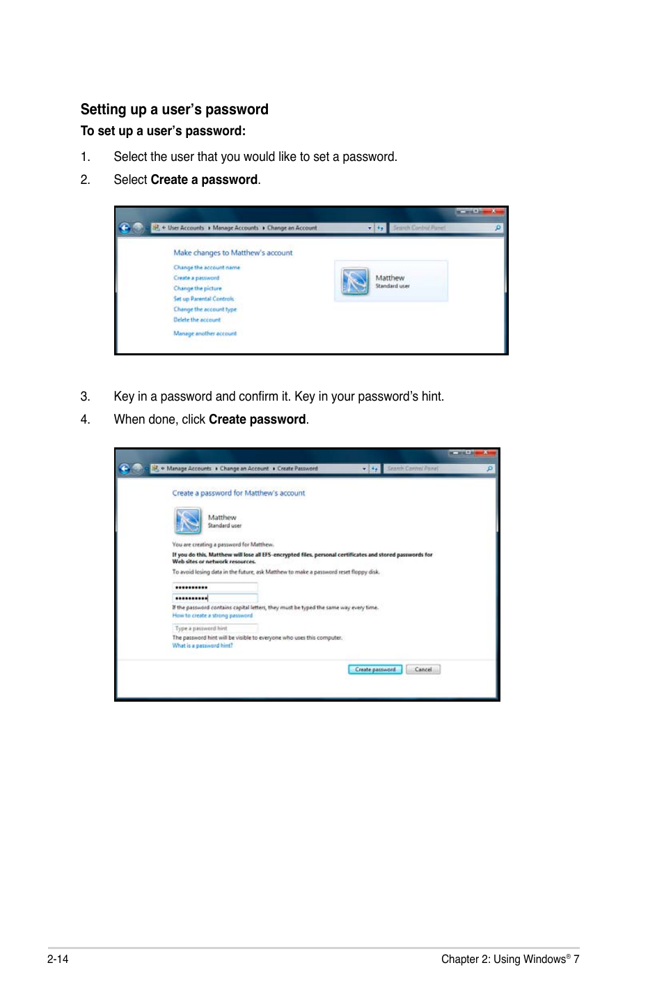 Asus CM5675 User Manual | Page 31 / 71