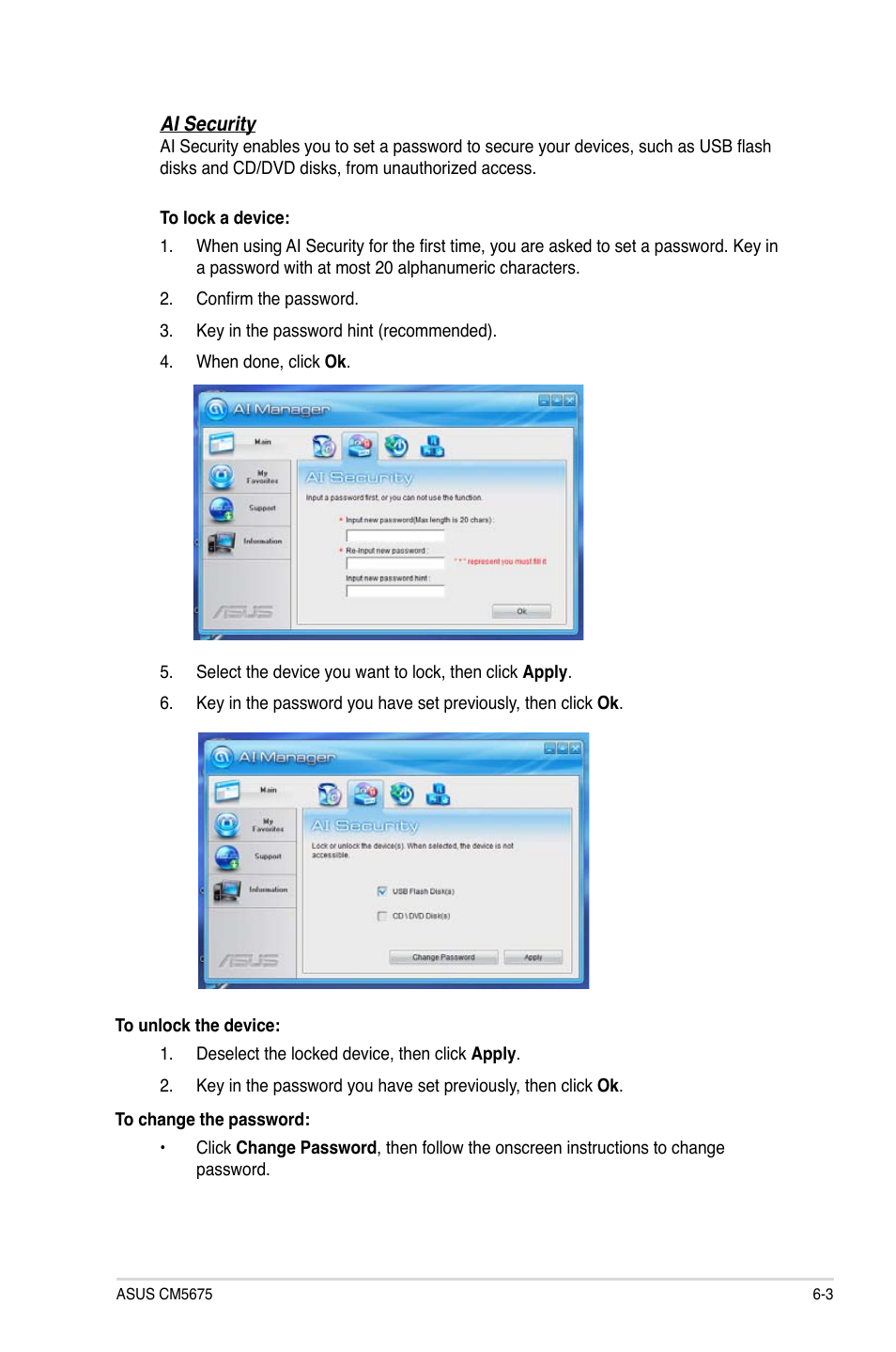 Asus CM5675 User Manual | Page 53 / 71