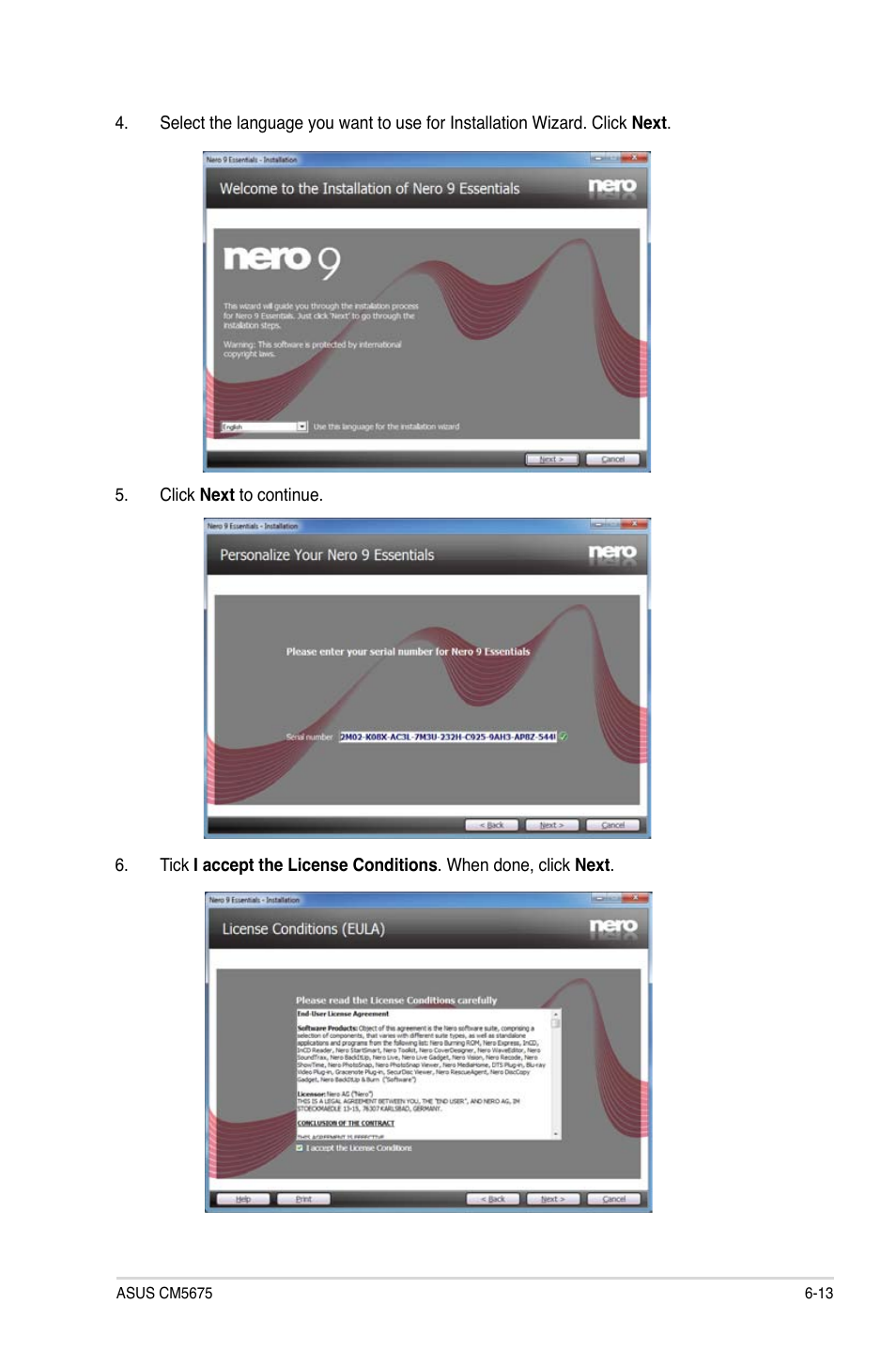 Asus CM5675 User Manual | Page 63 / 71