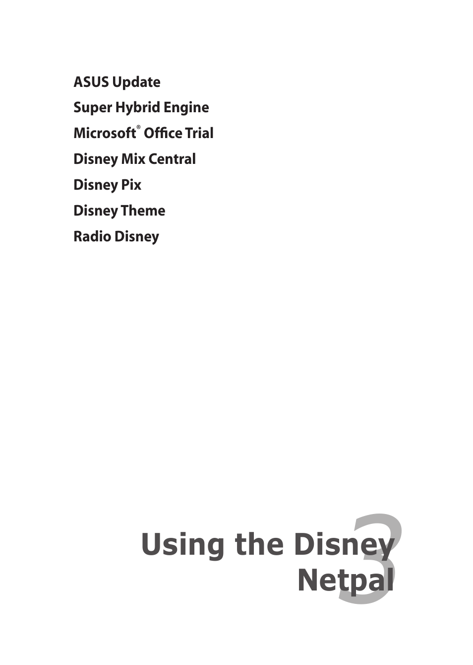 Using the disney netpal | Asus Eee PC MK90H User Manual | Page 39 / 68