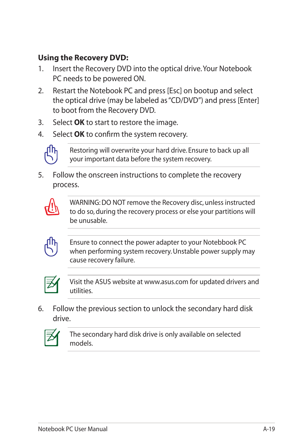 Asus X7CBE User Manual | Page 91 / 116