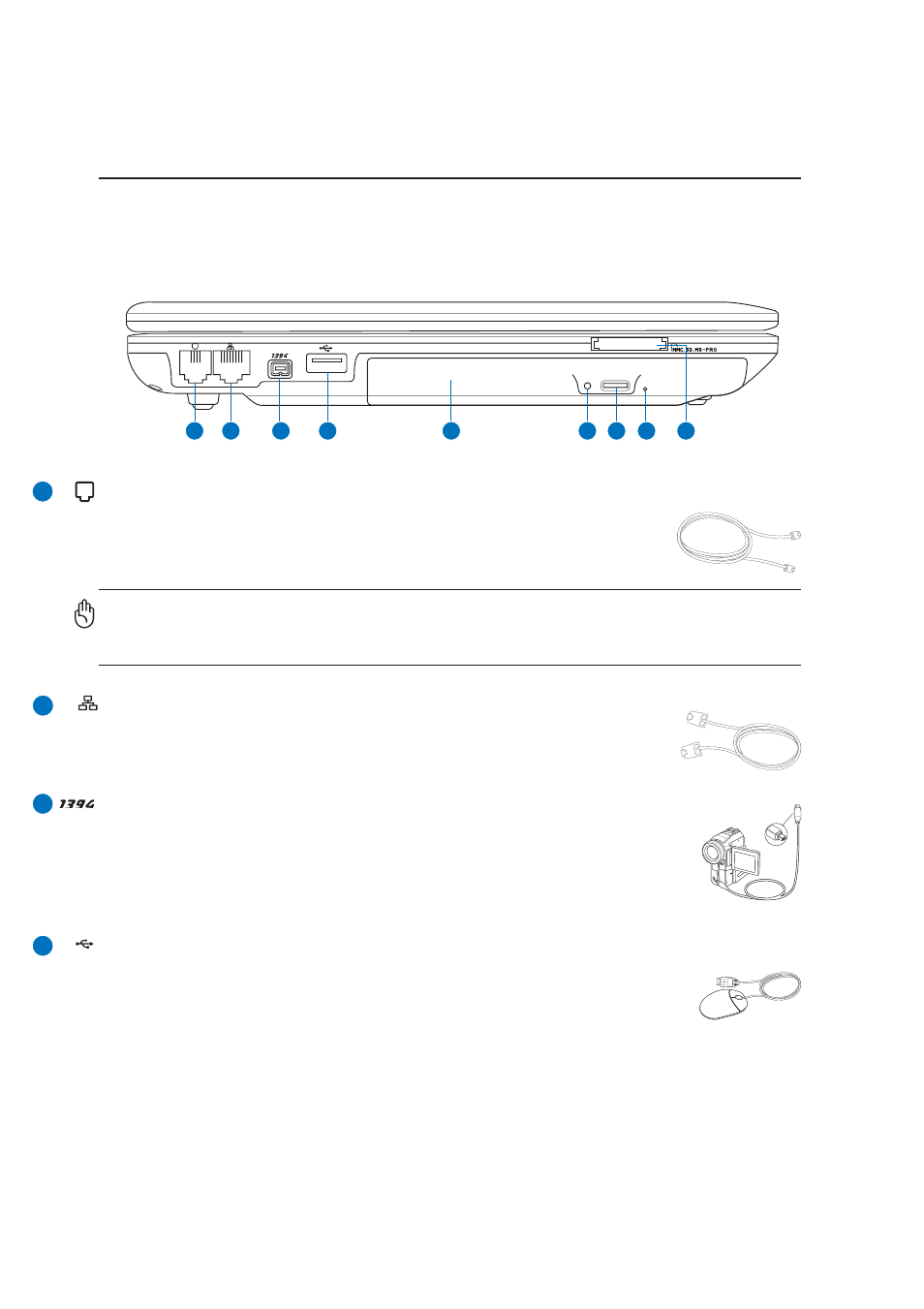 Left side | Asus Z35A User Manual | Page 16 / 70