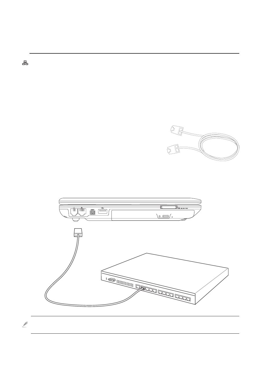 Fast-ethernet connection | Asus Z35A User Manual | Page 44 / 70