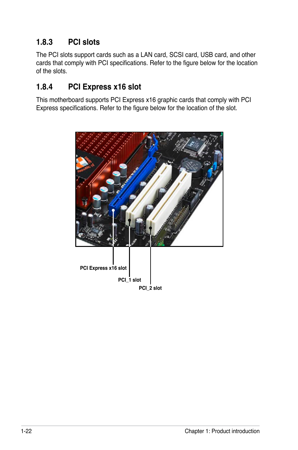 Pci.slots, Pci.express.x16.slot | Asus G-SURF365 User Manual | Page 34 / 104