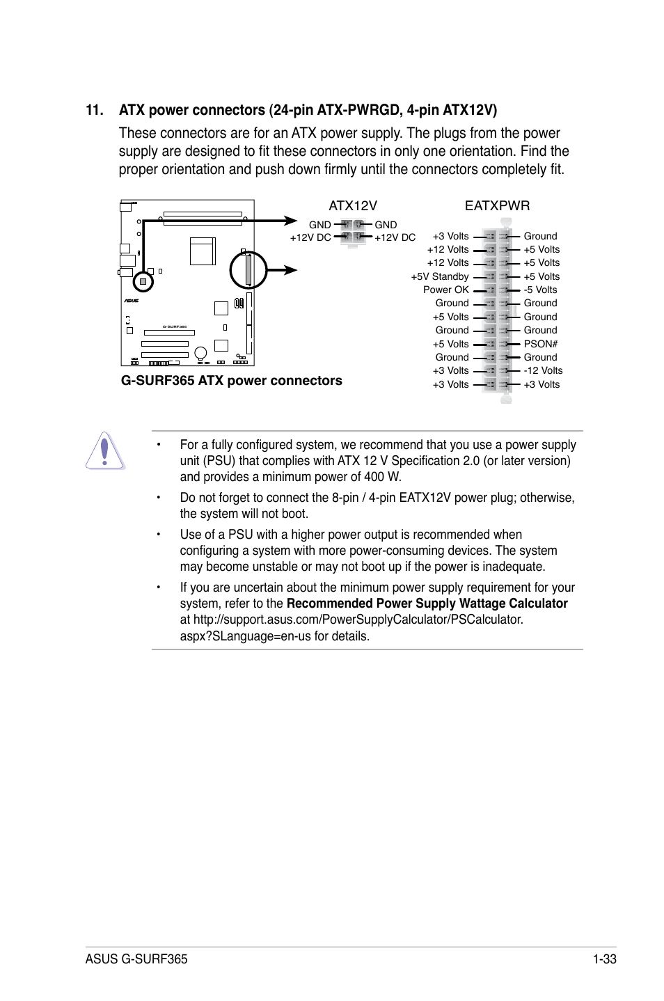 Asus G-SURF365 User Manual | Page 45 / 104