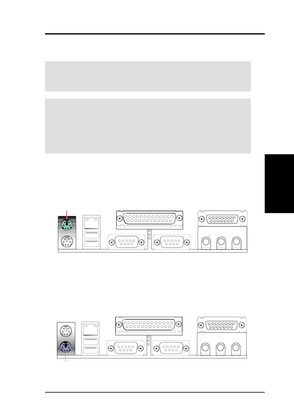 Hardware setup, 8 connectors, 1 external connectors | Asus CUV266 User Manual | Page 31 / 104