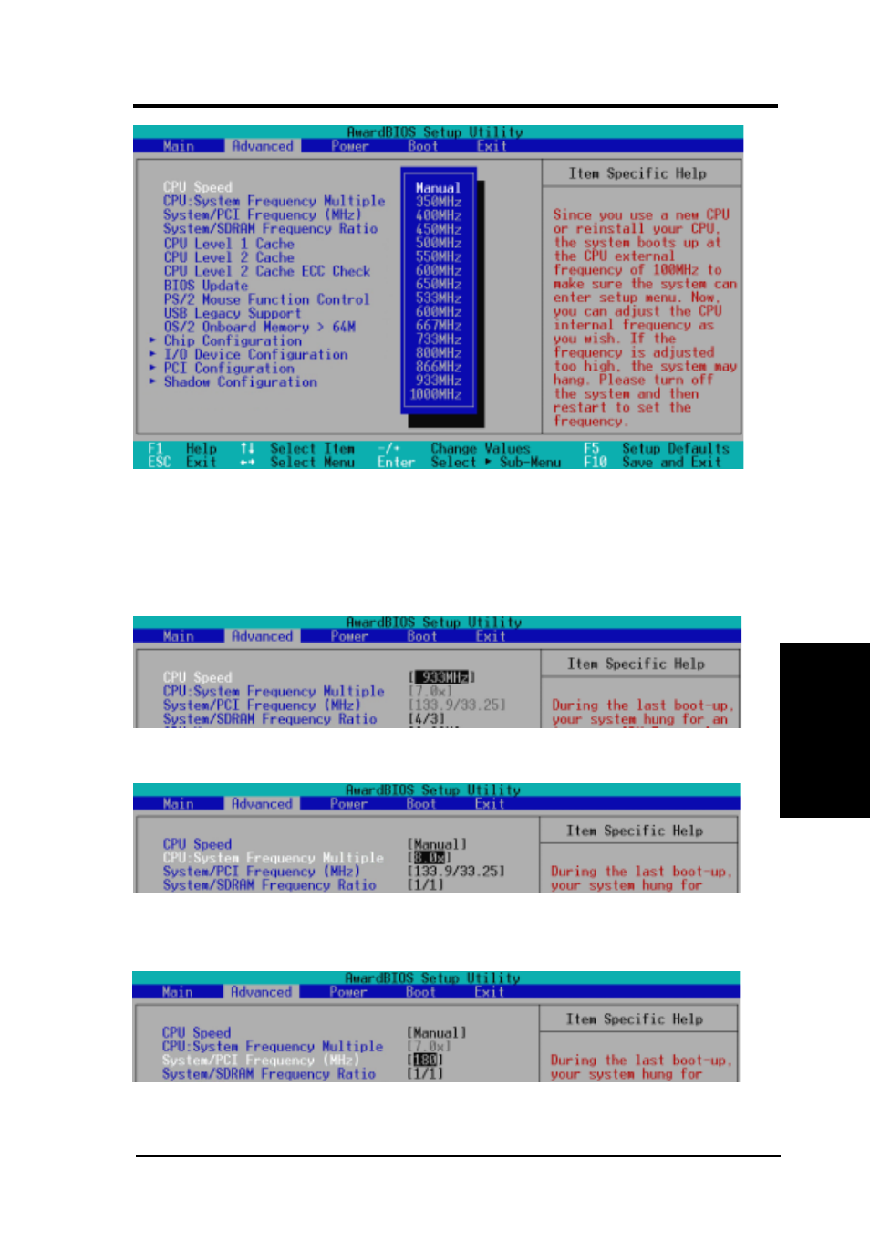 Bios setup | Asus CUV266 User Manual | Page 63 / 104