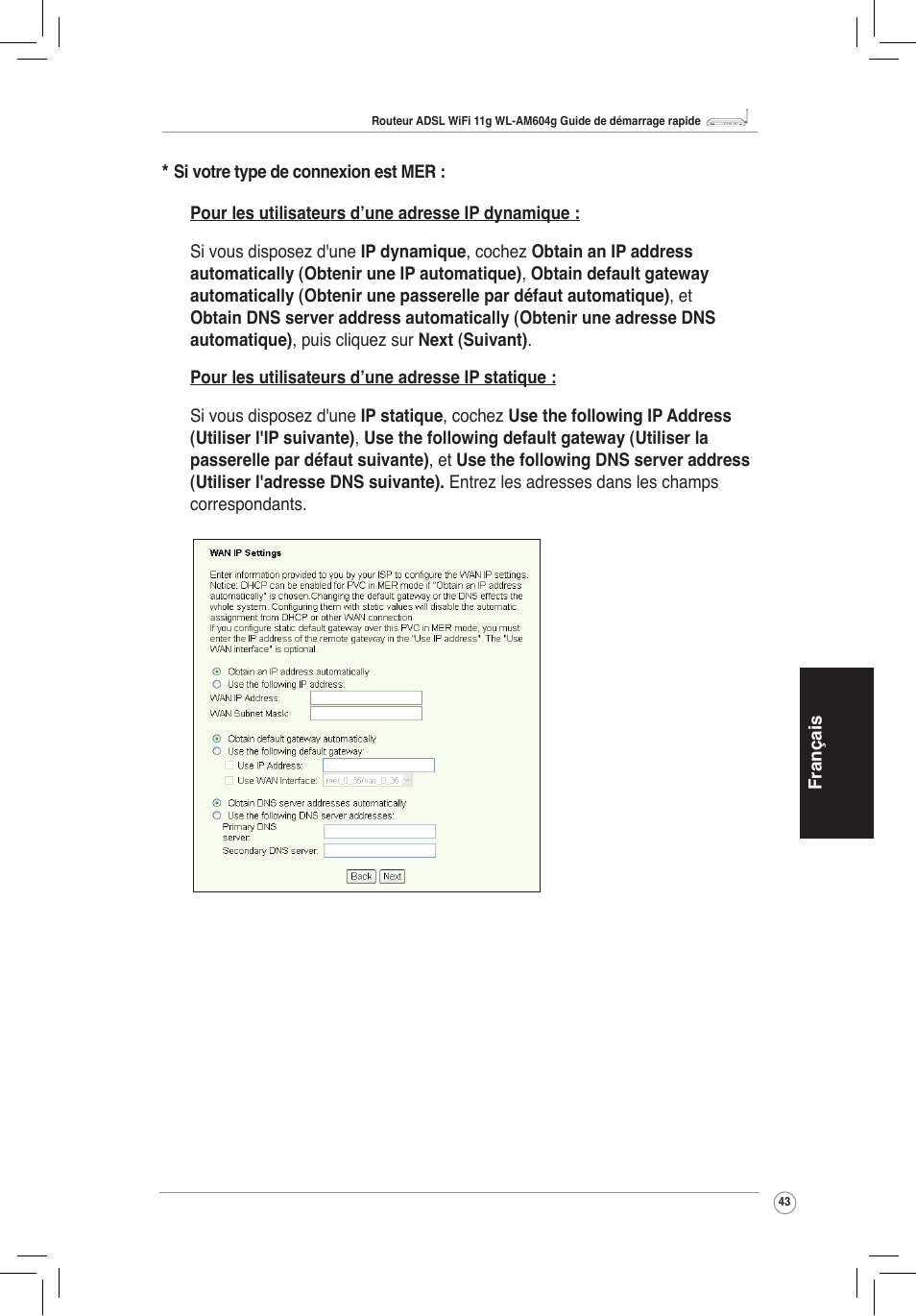 Asus WL-AM604g User Manual | Page 45 / 108