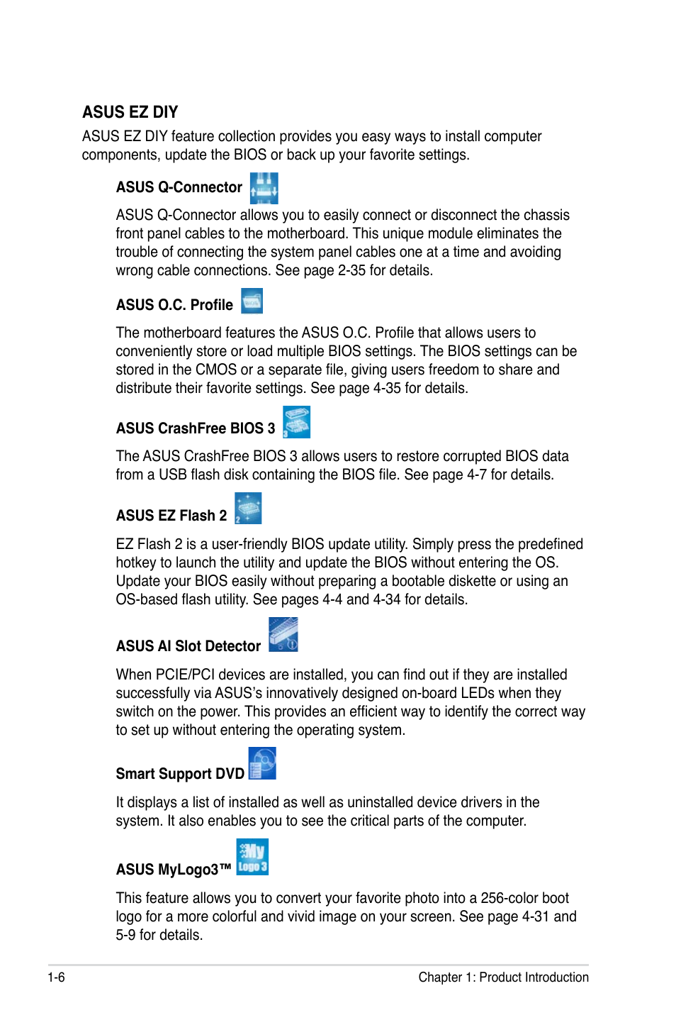Asus P5K Premium/WiFi-AP User Manual | Page 22 / 182
