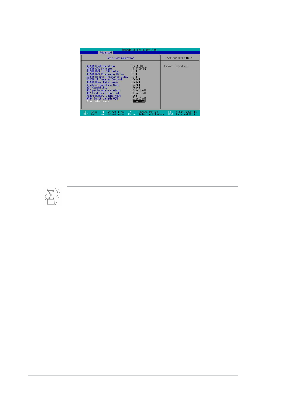 1 chip configuration | Asus A7V600-X User Manual | Page 52 / 78