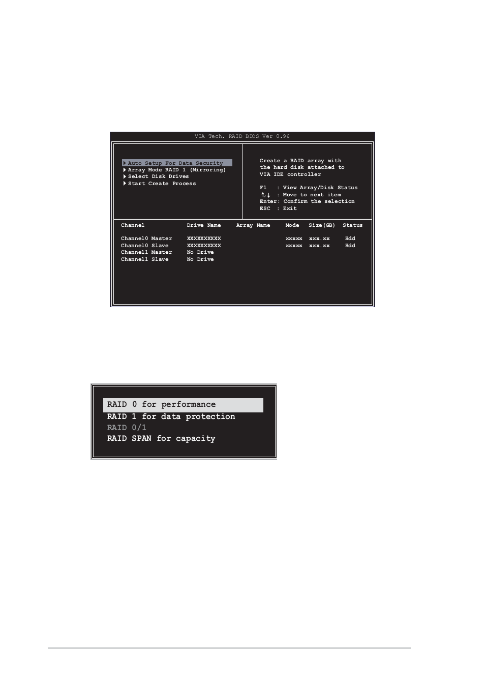 3 create array, Raid 0 for performance, 10 chapter 3: starting-up | Asus A7V600-X User Manual | Page 74 / 78