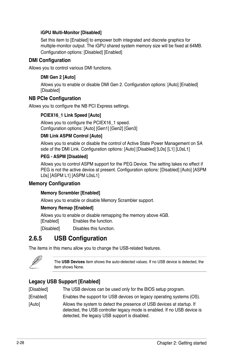5 usb configuration | Asus H87M-E User Manual | Page 56 / 74