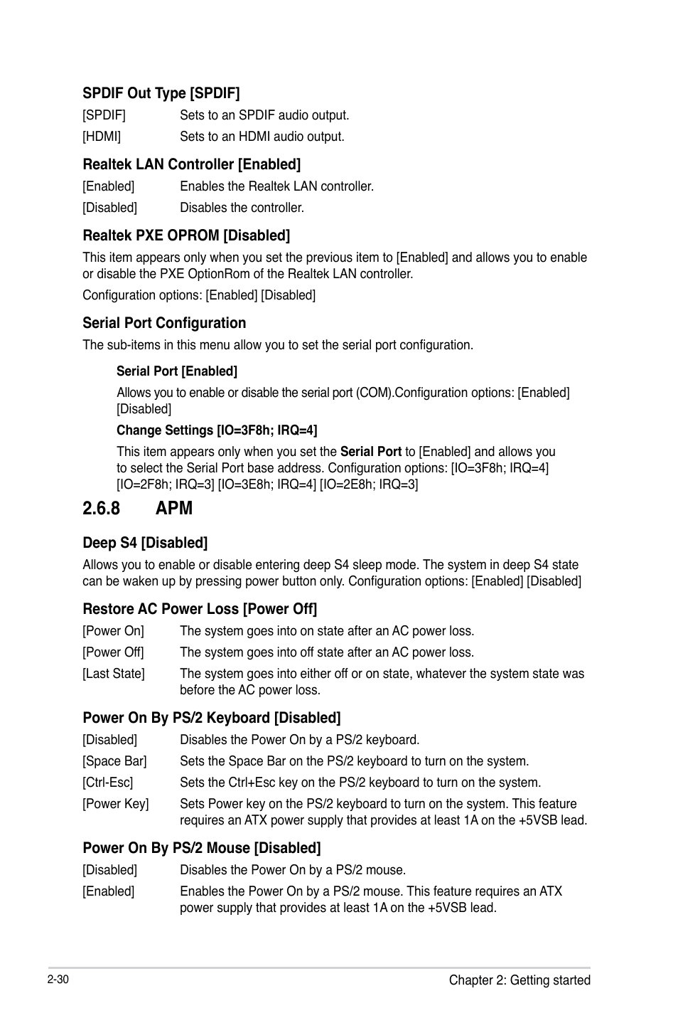 8 apm | Asus H87M-E User Manual | Page 58 / 74