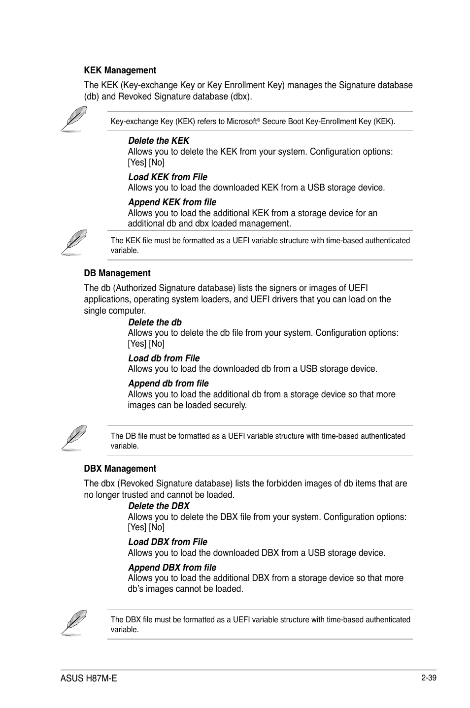 Asus H87M-E User Manual | Page 67 / 74