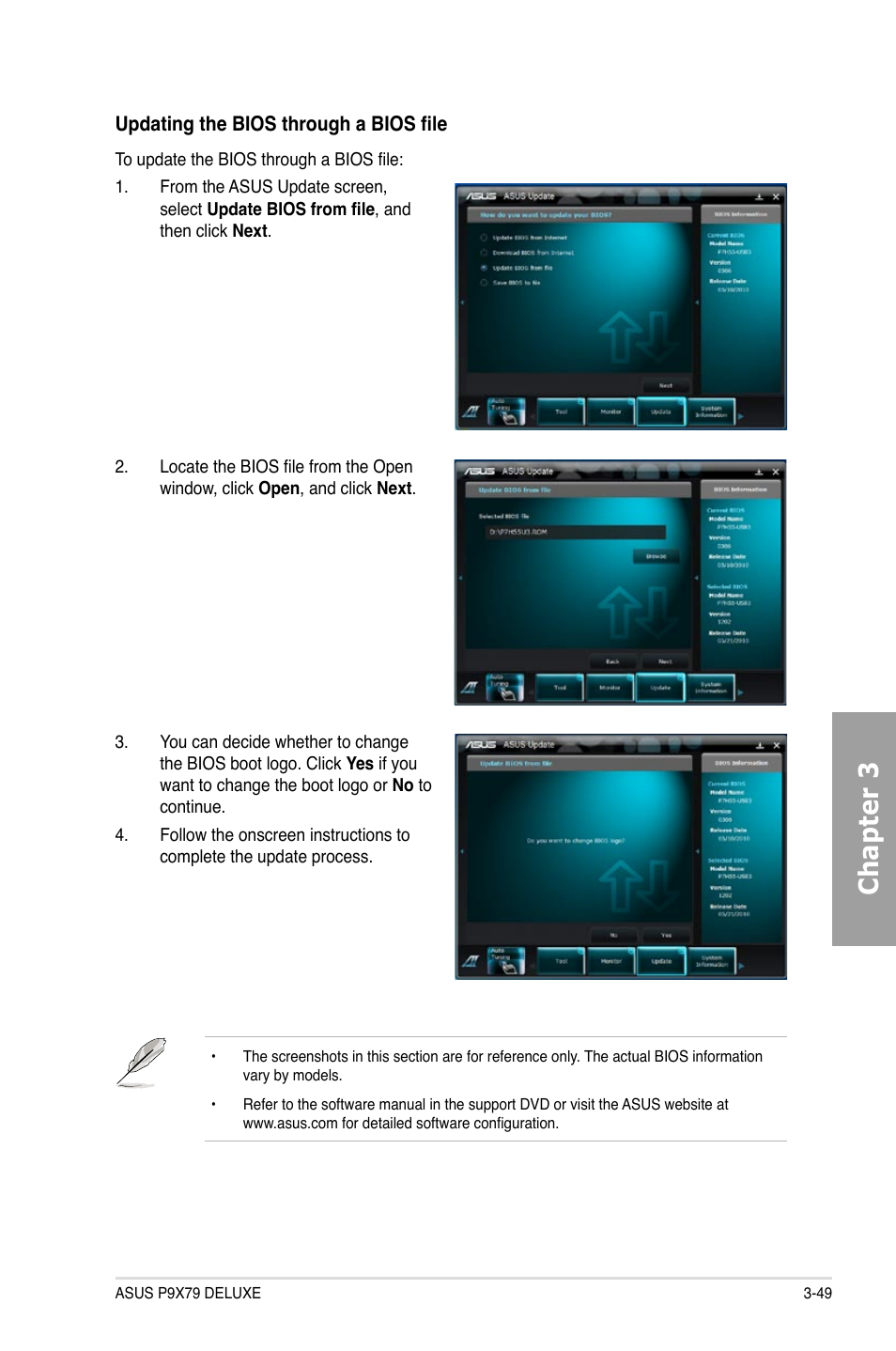 Chapter 3 | Asus P9X79 DELUXE User Manual | Page 123 / 172