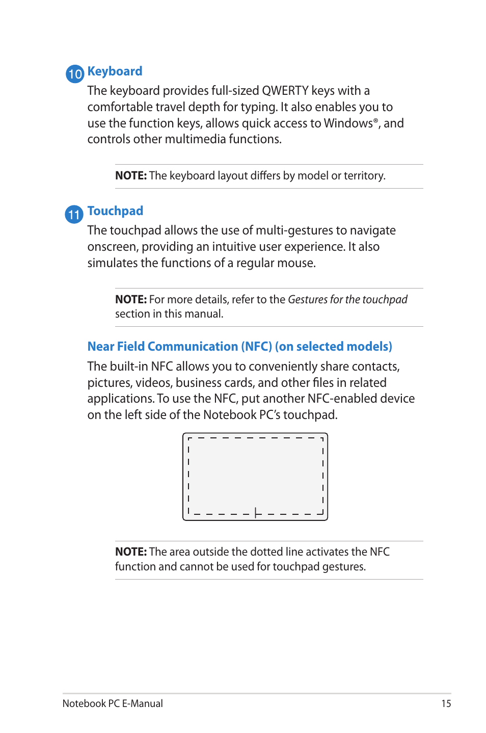 Asus TAICHI31 User Manual | Page 15 / 110