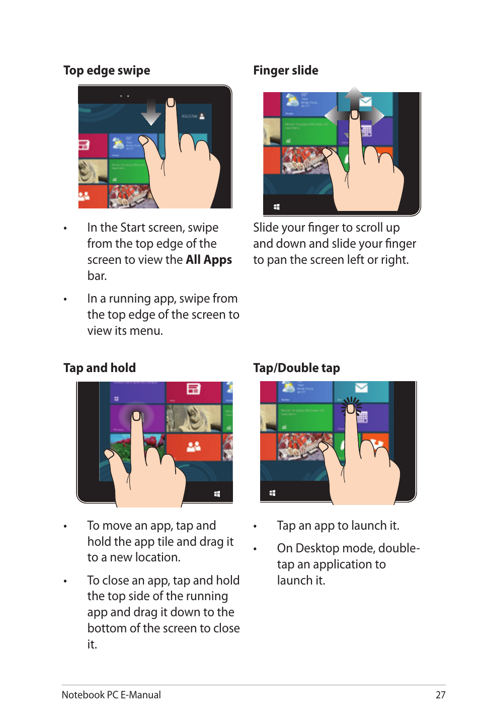 Asus TAICHI31 User Manual | Page 27 / 110