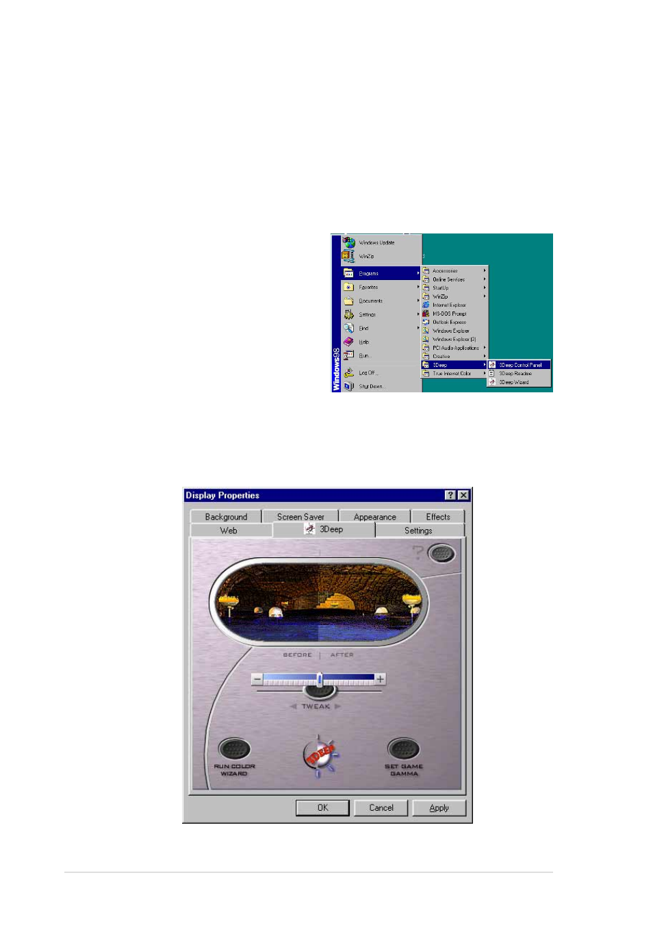 3 e-color 3deep | Asus P4BGL-VM User Manual | Page 114 / 130