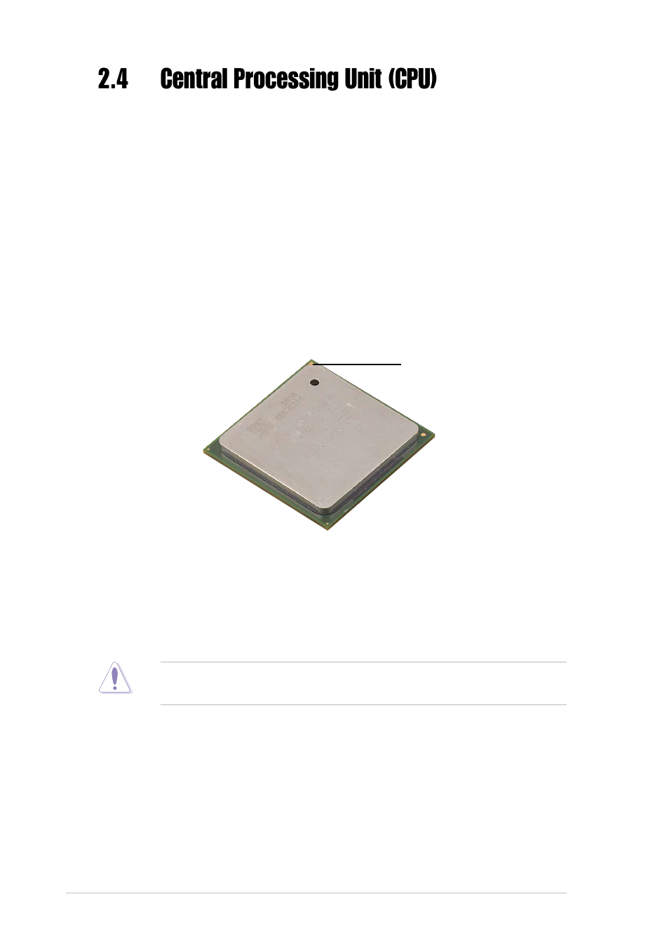4 central processing unit (cpu), 1 overview | Asus P4BGL-VM User Manual | Page 28 / 130