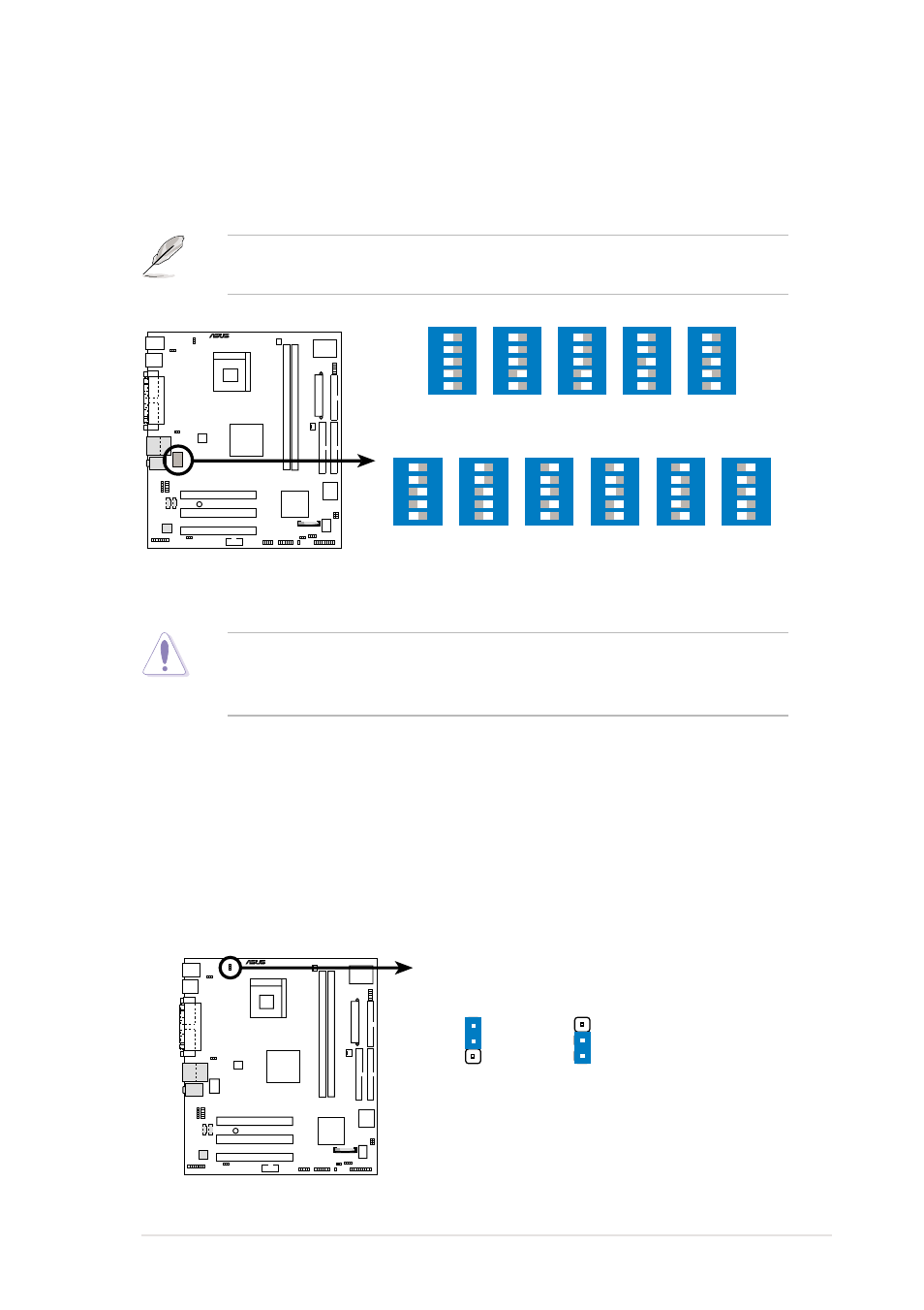 P4bgl-vm cpu external frequency selection sw1, P4bgl-vm keyboard power setting kbpwr | Asus P4BGL-VM User Manual | Page 41 / 130