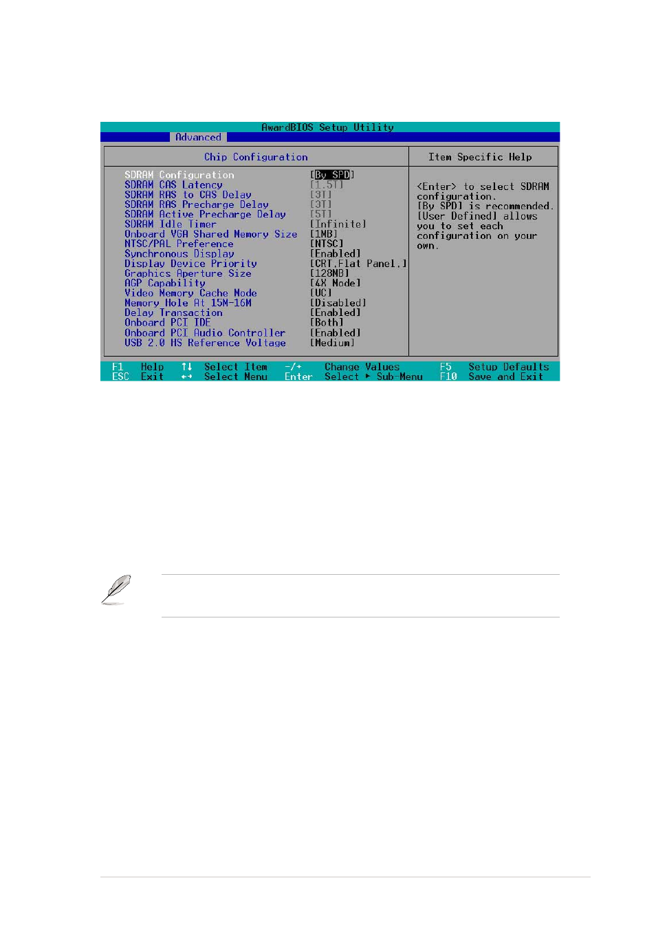 1 chip configuration | Asus P4BGL-VM User Manual | Page 79 / 130