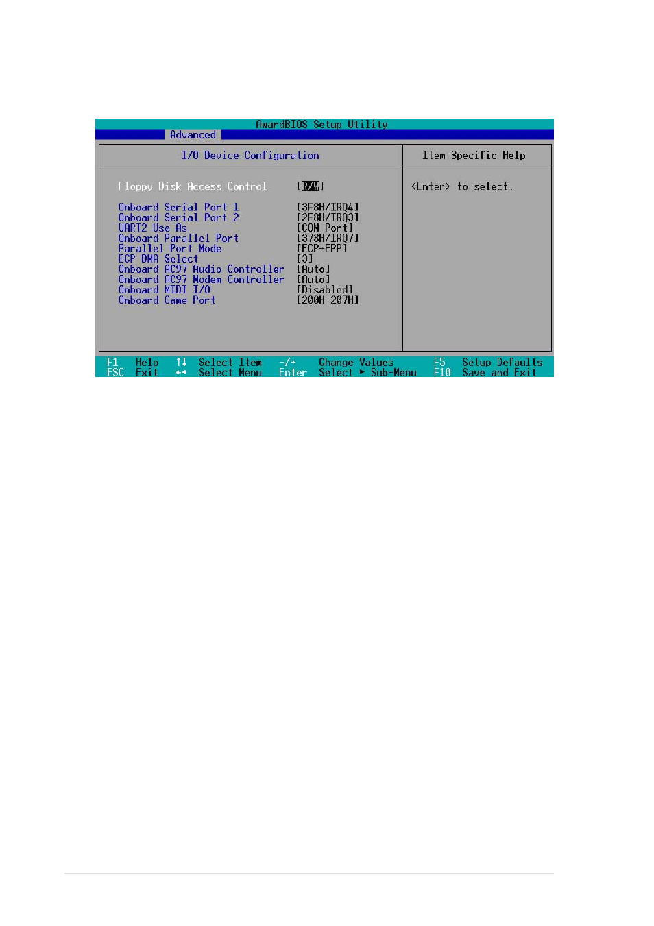 2 i/o device configuration | Asus P4BGL-VM User Manual | Page 82 / 130