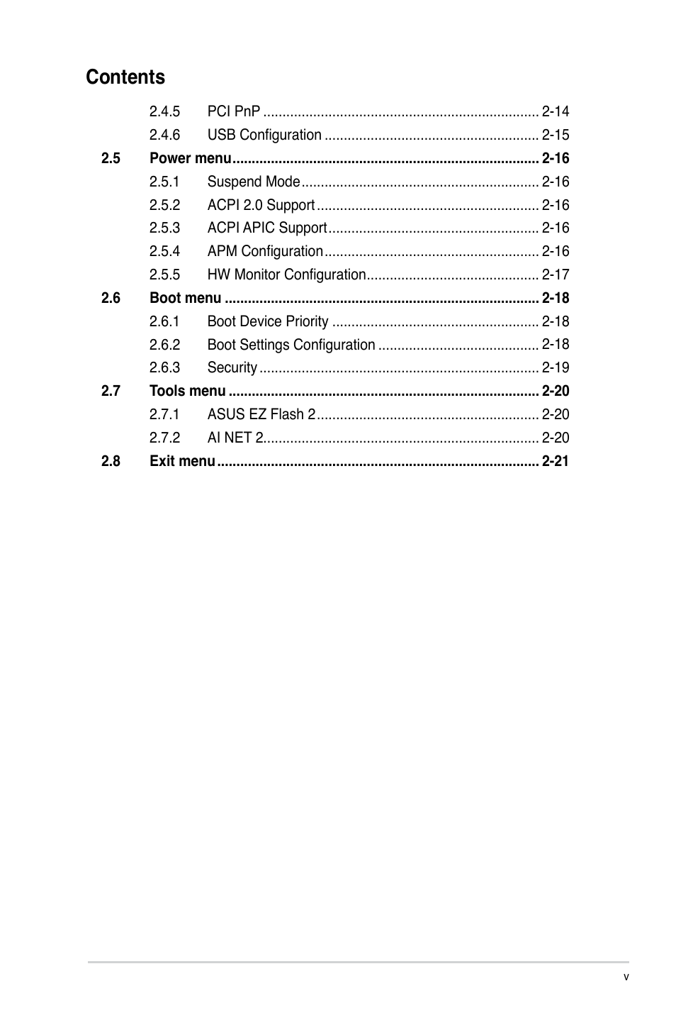 Asus M4A78-AM User Manual | Page 5 / 64