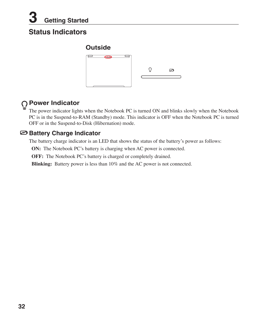 Asus W6F User Manual | Page 32 / 75