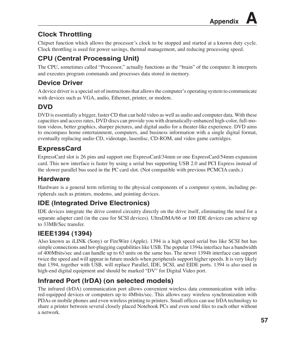 Asus W6F User Manual | Page 57 / 75