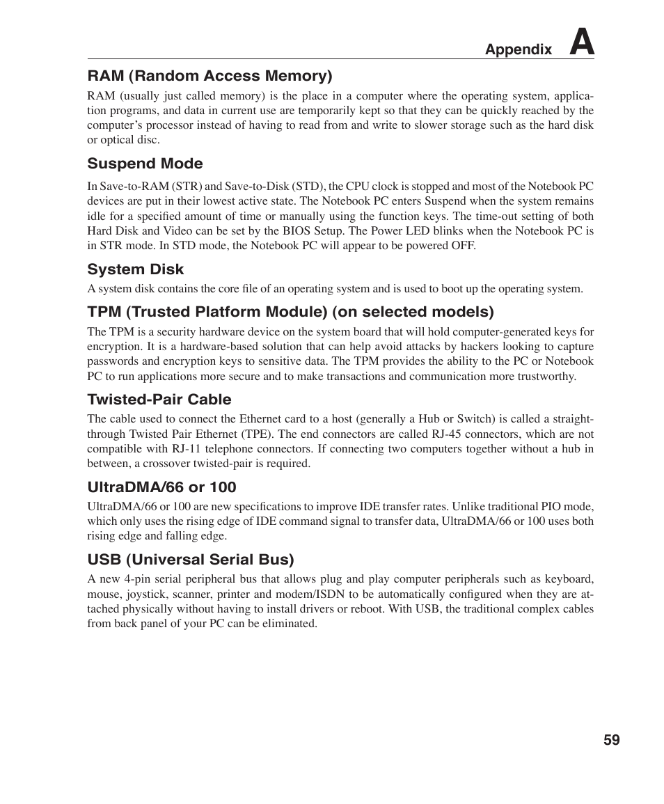 Asus W6F User Manual | Page 59 / 75