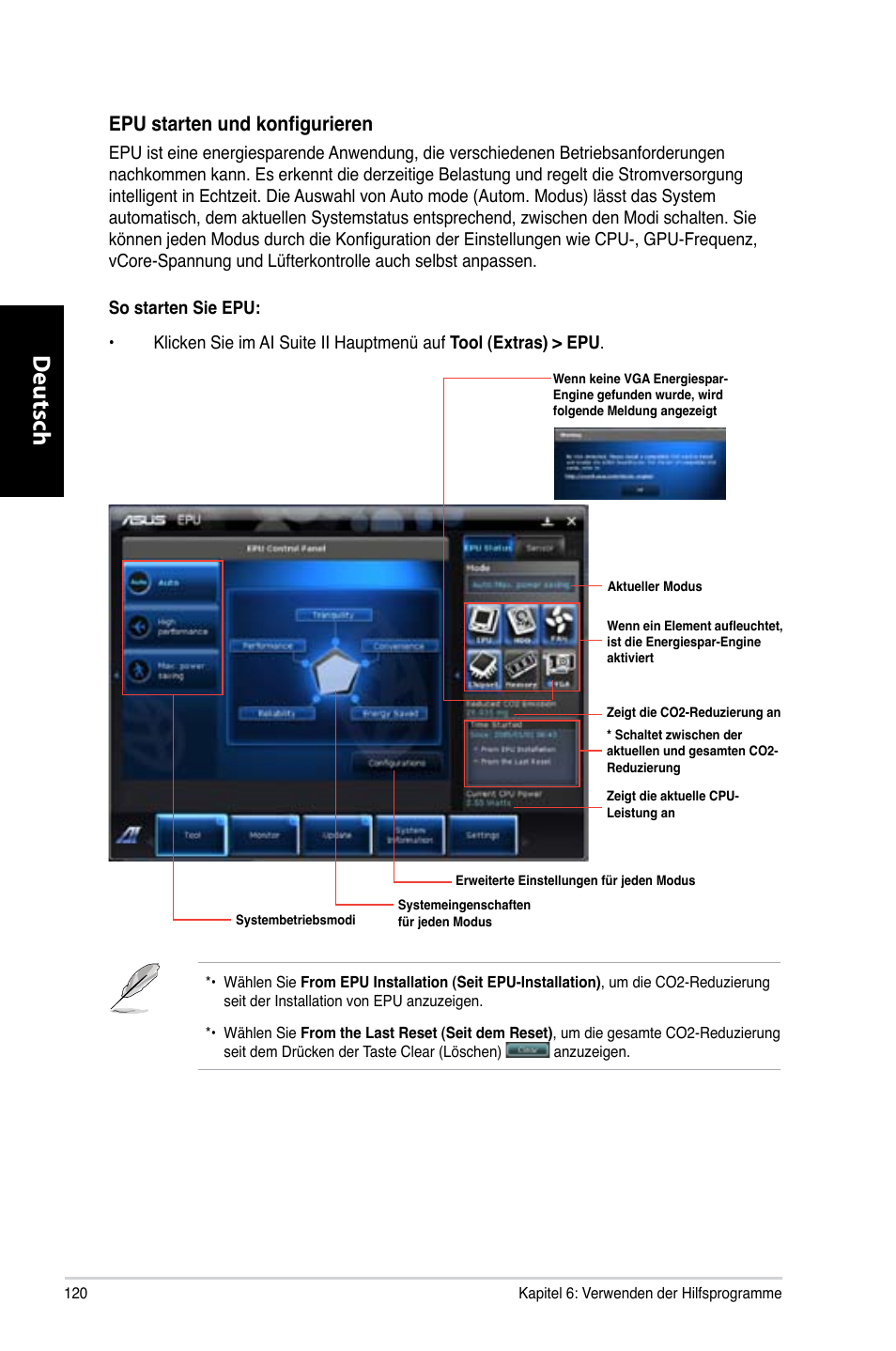 Deutsch d eutsch d eutsch d eutsch | Asus CG8265 User Manual | Page 120 / 350