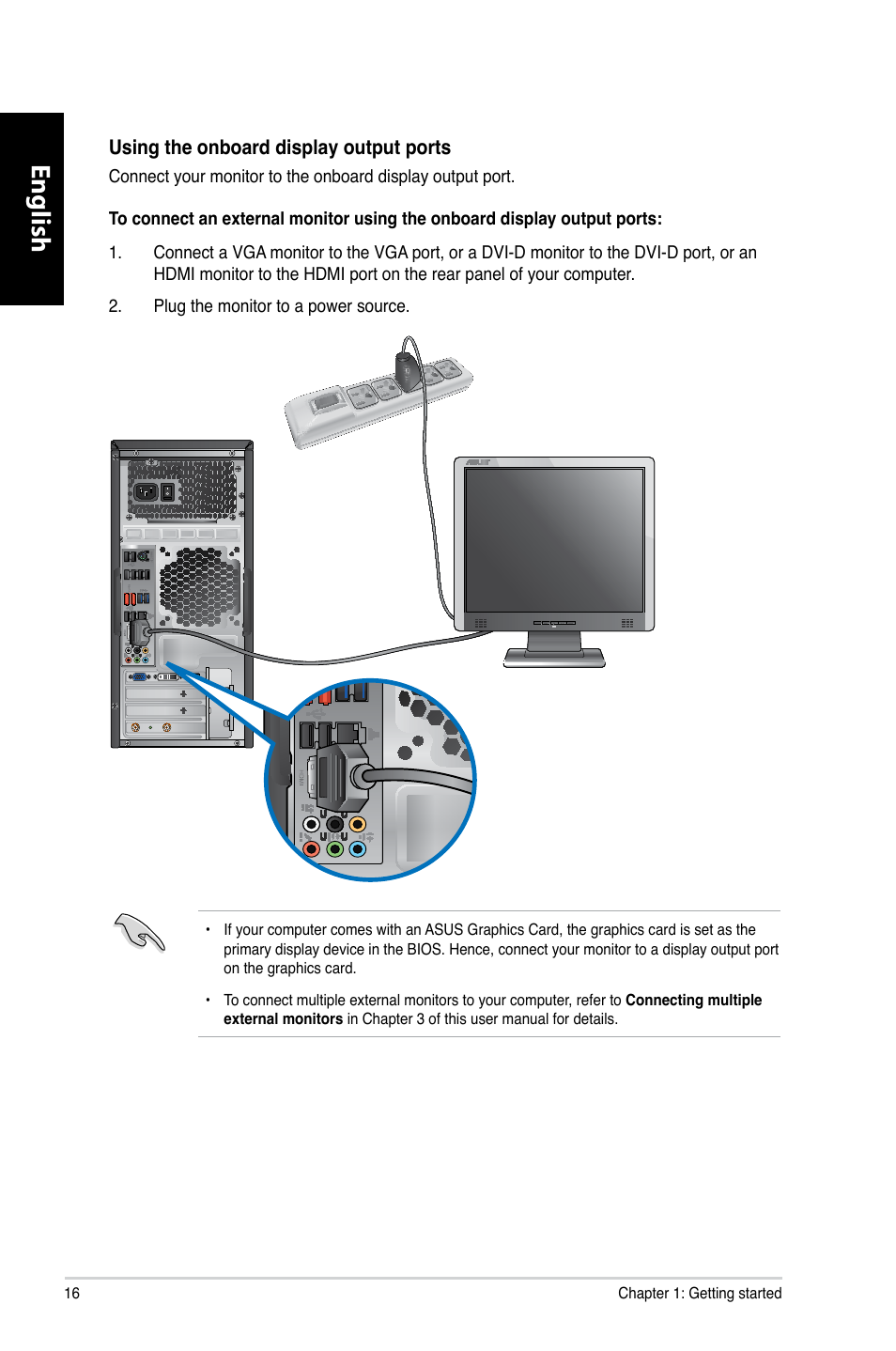 English | Asus CG8265 User Manual | Page 16 / 350