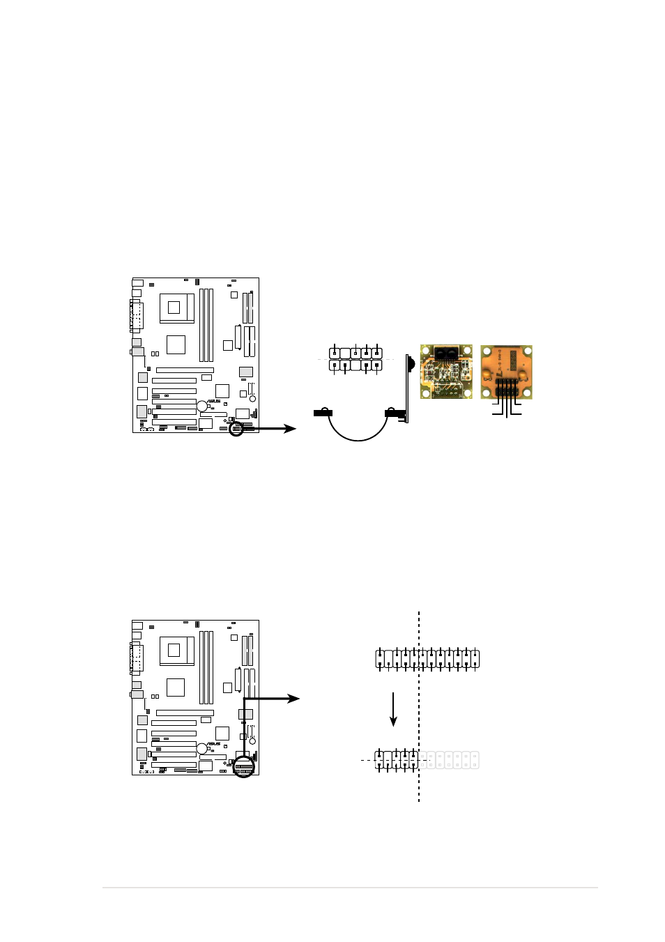 A7v333 infrared module connector, A7v333 ipanel connector, Afpanel | Asus A7V333 User Manual | Page 47 / 140