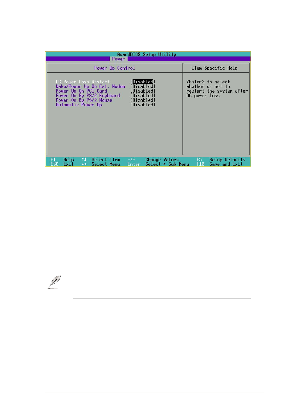 1 power up control | Asus A7V333 User Manual | Page 91 / 140