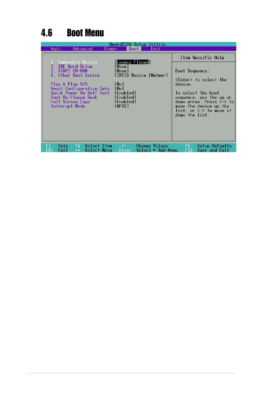 6 boot menu | Asus A7V333 User Manual | Page 94 / 140