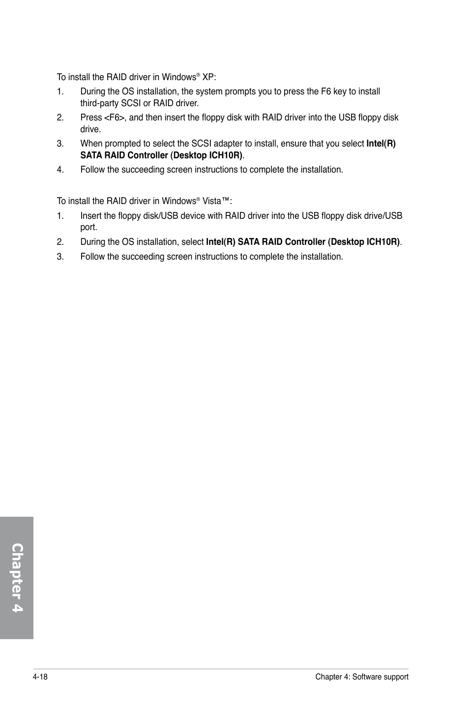 Chapter 4 | Asus P5Q TURBO User Manual | Page 112 / 114