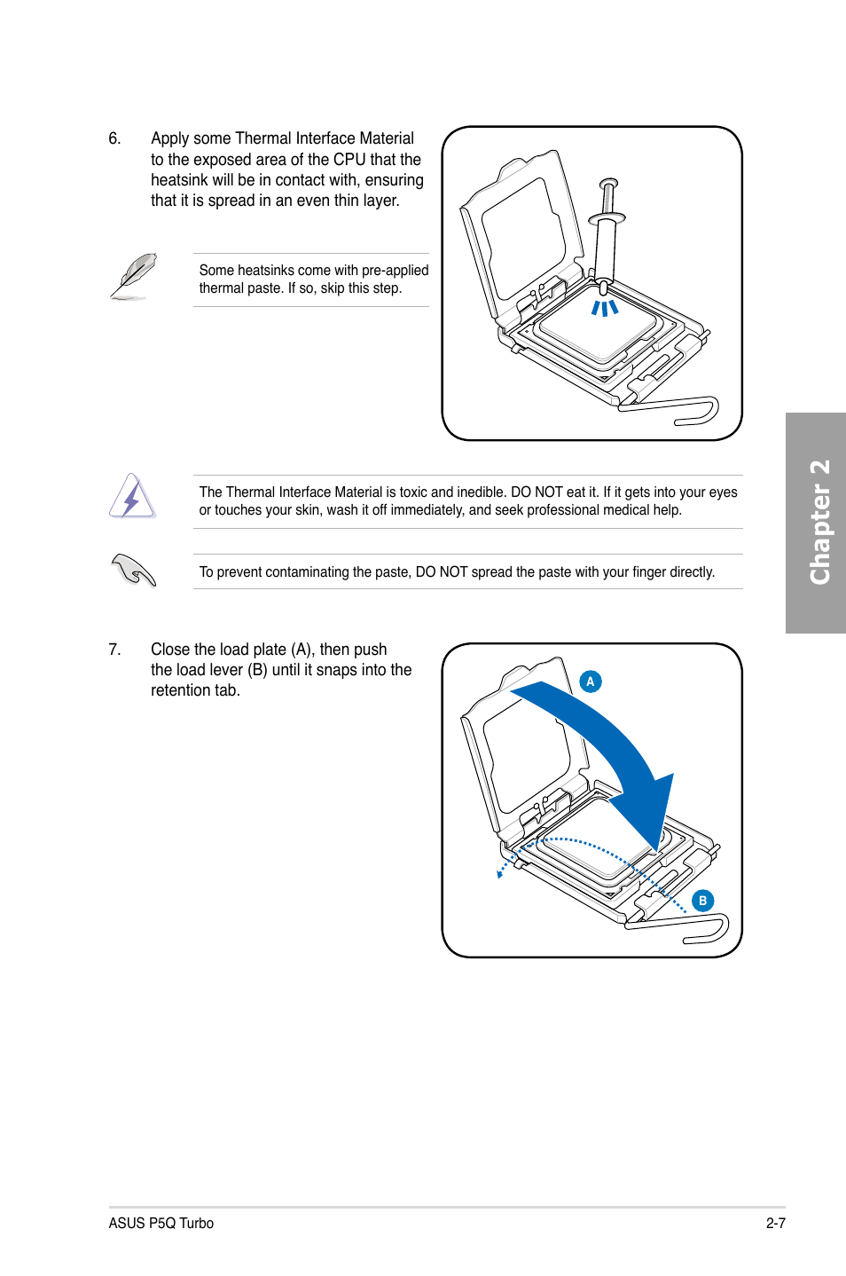 Chapter 2 | Asus P5Q TURBO User Manual | Page 25 / 114