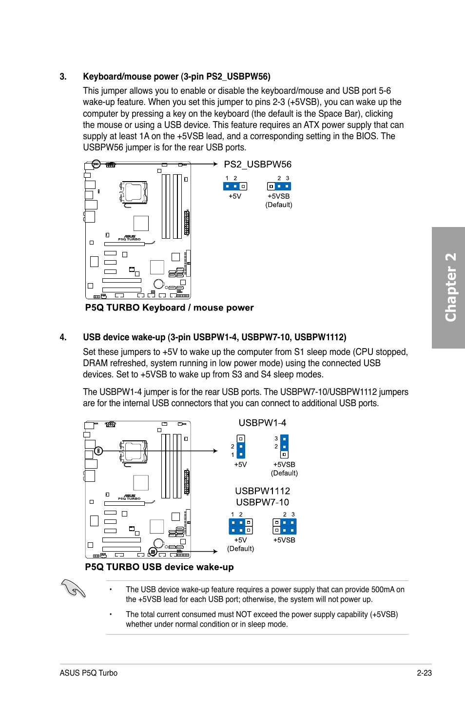 Chapter 2 | Asus P5Q TURBO User Manual | Page 41 / 114