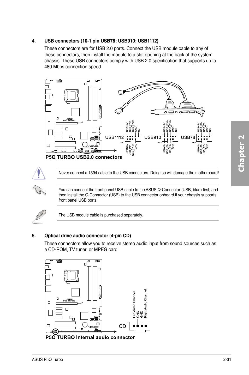 Chapter 2 | Asus P5Q TURBO User Manual | Page 49 / 114