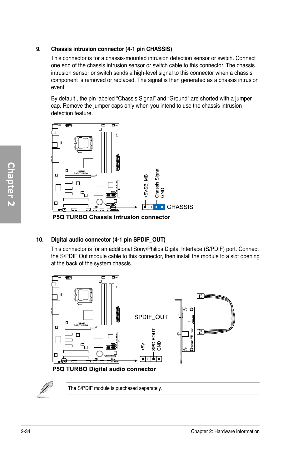 Chapter 2 | Asus P5Q TURBO User Manual | Page 52 / 114