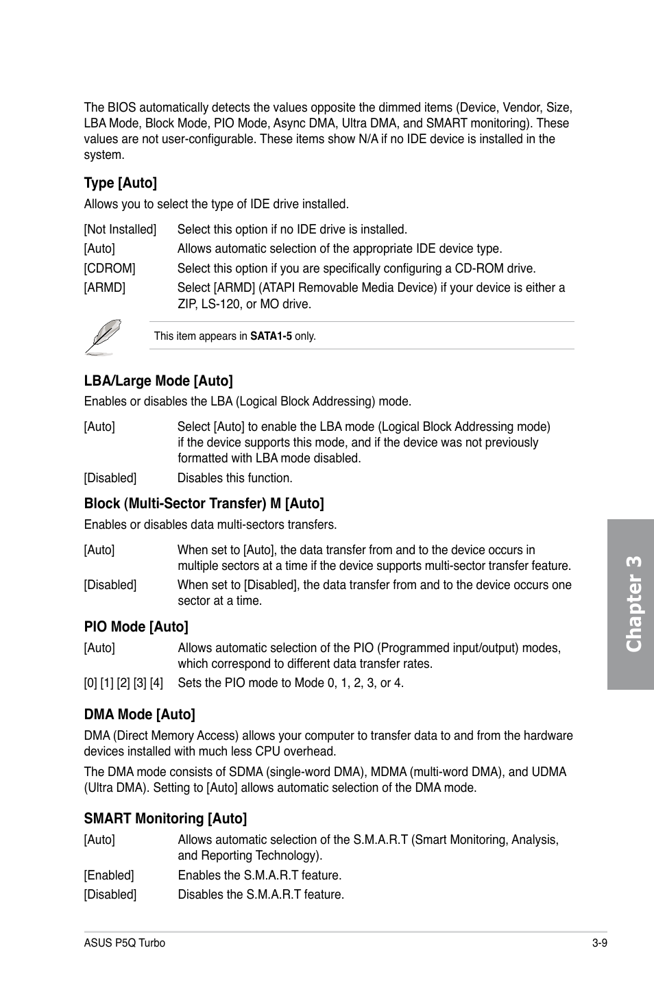 Chapter 3 | Asus P5Q TURBO User Manual | Page 67 / 114